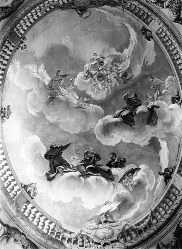Madonna appare ai santi francescani - Basilica di sant'Antonio, Padova
